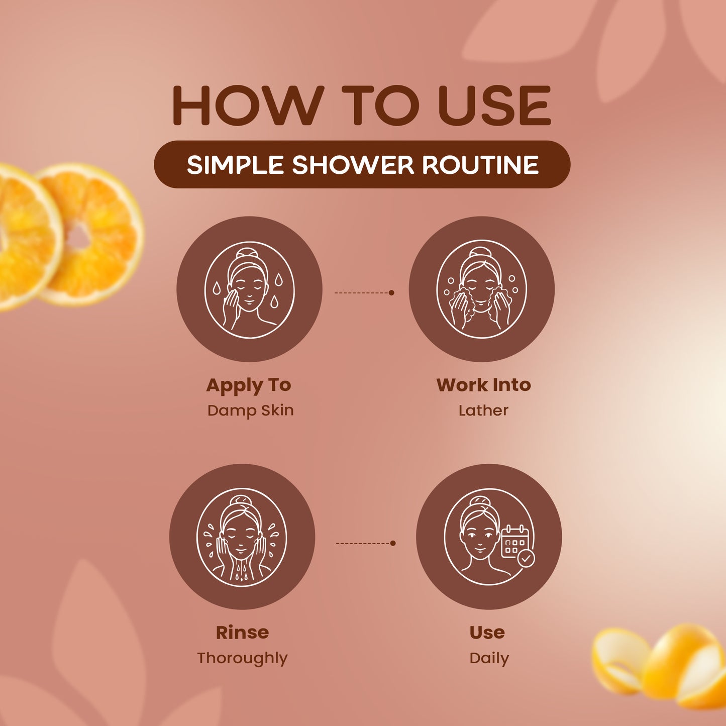 Delvira Orange Peel D-Tan Polish Body Wash with Orange Peel Extract & Vitamin C, Gentle Cleansing Formula, Refreshing Citrus Fragrance, Moisturizing Glycerin, Daily Shower Gel for Men & Women, 300ml