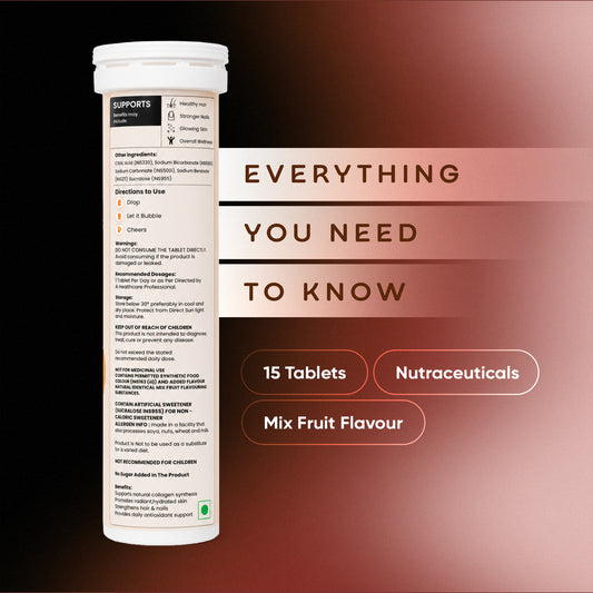 Delvira Hair, Nail & Skin Effervescent Tablets