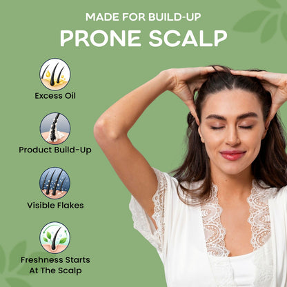 Delvira Biotin Rosemary Scalp Tonic Shampoo with Rosemary, Salicylic Acid & Biotin | Clarifying Hair Wash for Oily Scalp, Flakes, Excess Oil & Buildup | Daily Care Formula for Men & Women - 250 ml